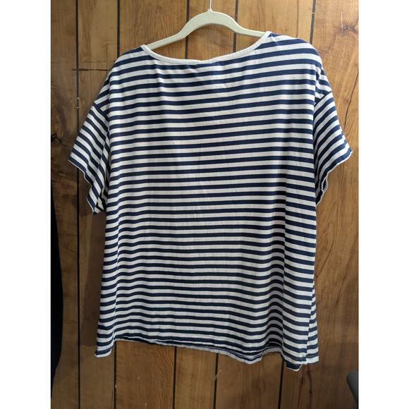 BUNDLE ONLY Ava & Viv Short Sleeve Top Blouse Tunic Plus Size 2X Stretch Shirt - Picture 3 of 4